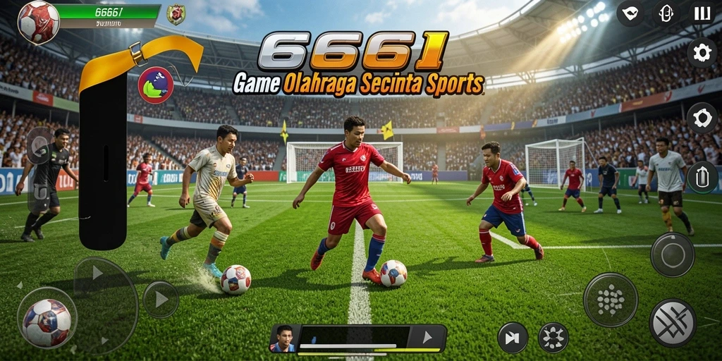 Tampilan gameplay seru di 666I dengan berbagai cabang olahraga.