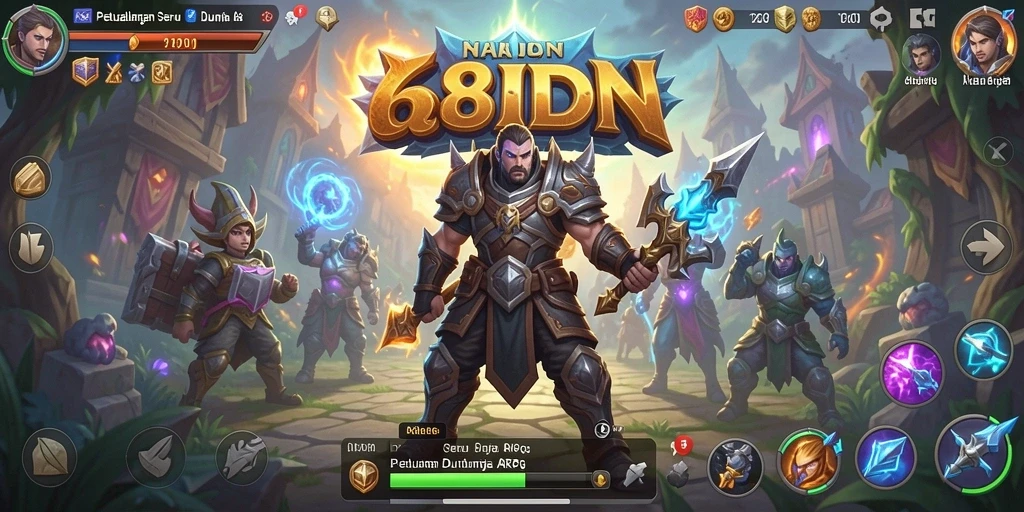 Screenshot gameplay 68IDN dengan aksi mendebarkan di dunia ARPG.