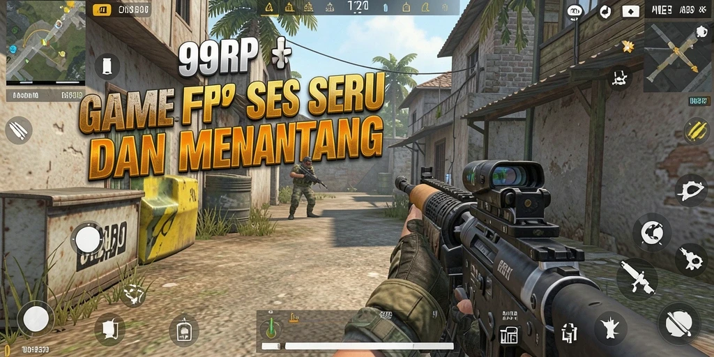 Tampilan gameplay 99RP dengan aksi tembak-menembak yang seru.