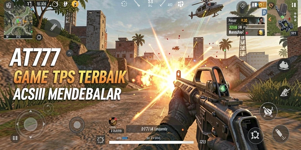 Gameplay AT777 menunjukkan aksi tembak-menembak mendebarkan di medan perang.