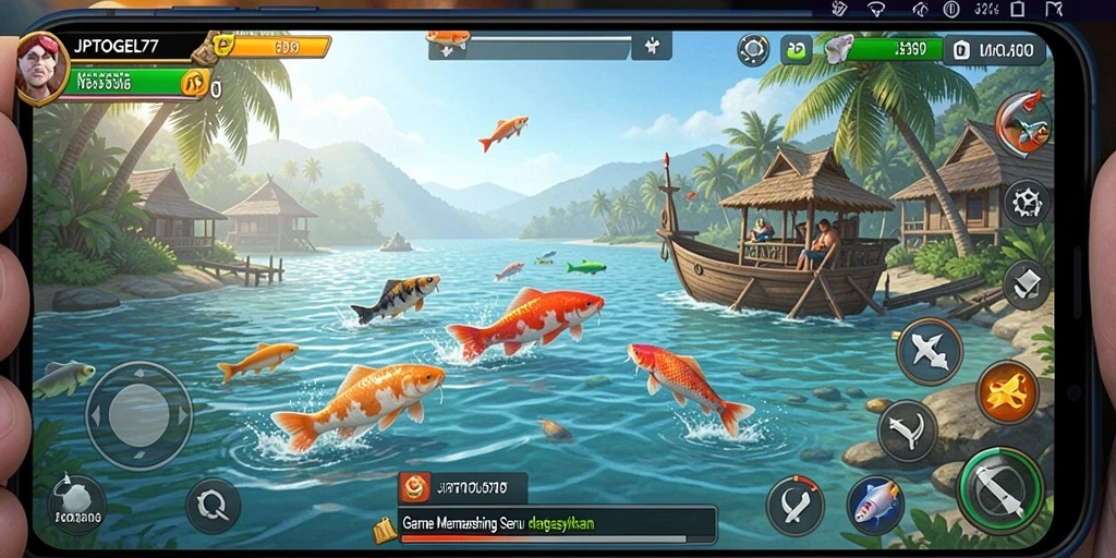 Tangkapan ikan yang mengesankan dalam gameplay JPTOGEL77.
