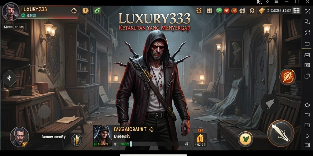 Tampilan gameplay menyeramkan dalam LUXURY333 yang penuh dengan ketegangan.