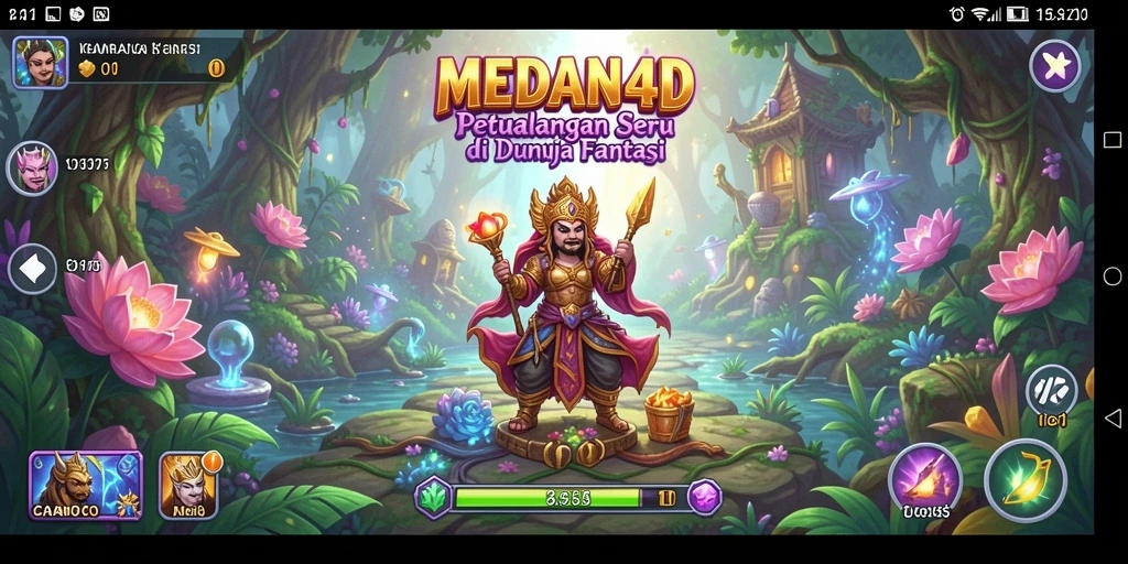 Screenshot gameplay MEDAN4D menampilkan petualangan seru dan karakter yang unik.