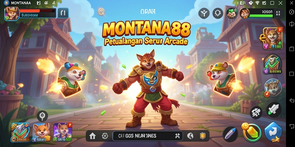 Tampilan gameplay seru di MONTANA88 dengan variasi level yang menarik.