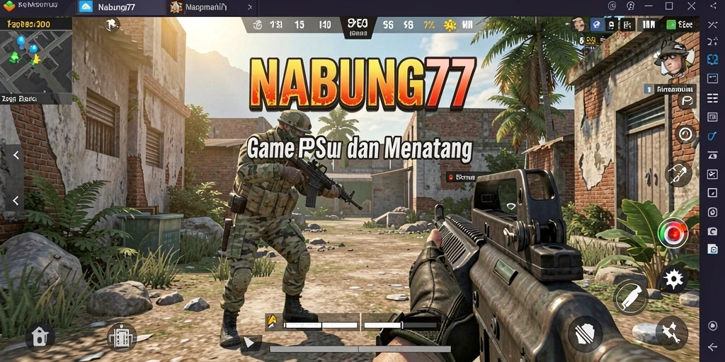Gameplay mendebarkan dari NABUNG77 dengan aksi FPS yang intens.